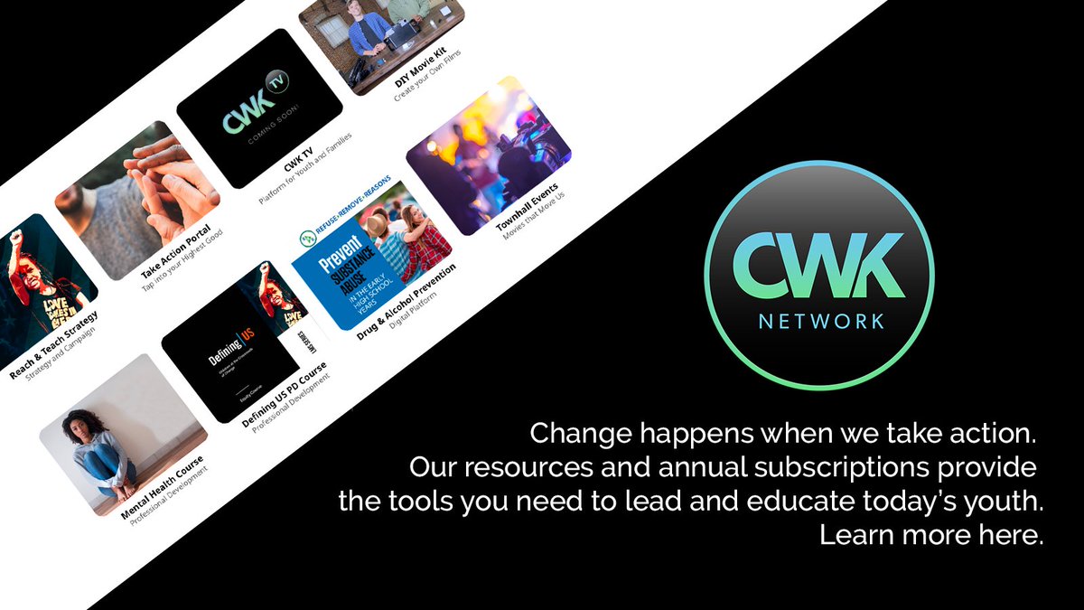 Contact us today to learn how you can take positive action for today's youth. 
cwknetwork.com/contact-us/
#PowerofMedia
#PromiseofEducation