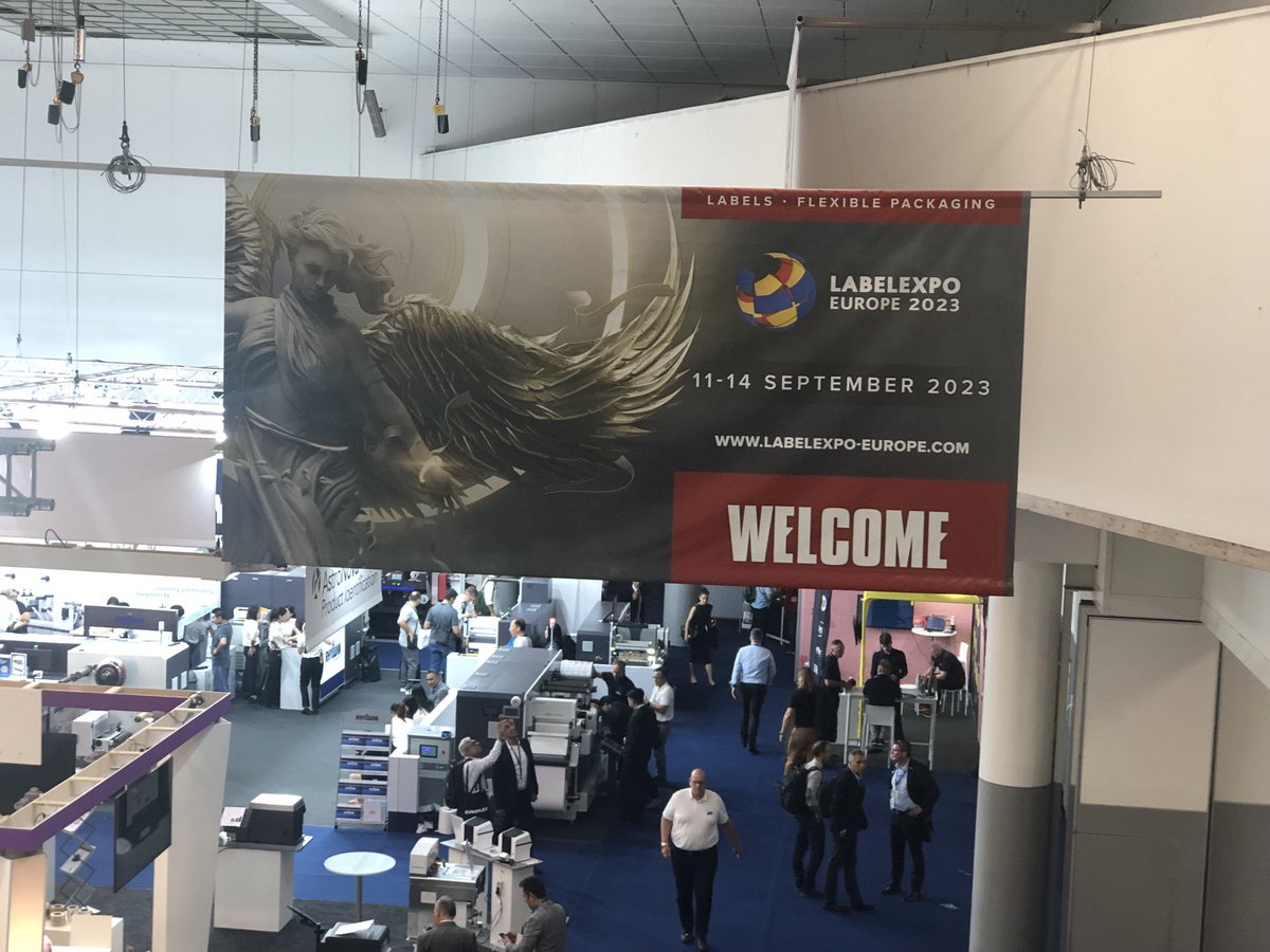 SInfurnari's tweet photo. Great LabelExpo Europe 2033 show! Wonderful attendance and exhibitor/sponsor participation. Congrats to the Informa LabelExpo team! #labelexpoeurope https://t.co/RKqYdewzCZ