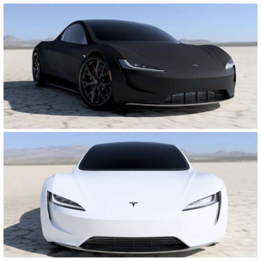 Black or white Tesla? They are both 🔥