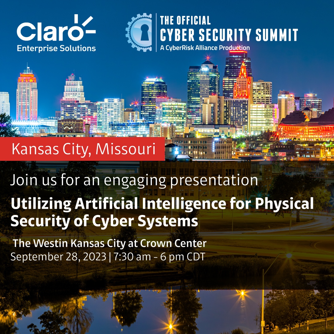 Here we go again! 👏 We will be presenting at the #CyberSecuritySummit in Atlanta, Georgia as well as in Kansas City, Missouri this month. Visit our website to learn more and secure a 1:1 meeting with us if you are planning on attending.  

Learn more: usclaro.com/company/events