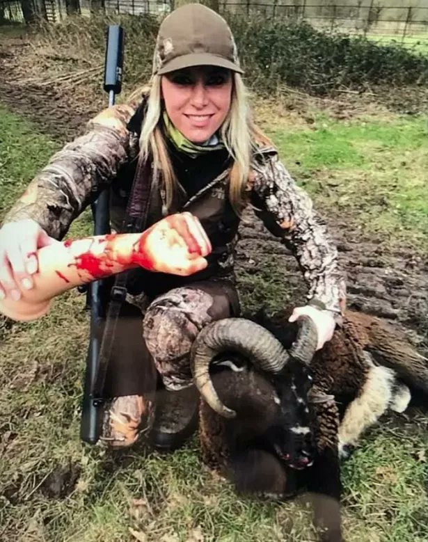 US huntress Larysa Switlyk sparked outrage on social media for parading a bloodied sex toy in front of her kill.  

Even one of her friends said it was an appalling thing to do, a complete show of disrespect to the animal she has just killed!

RT if you want a GLOBAL ban on