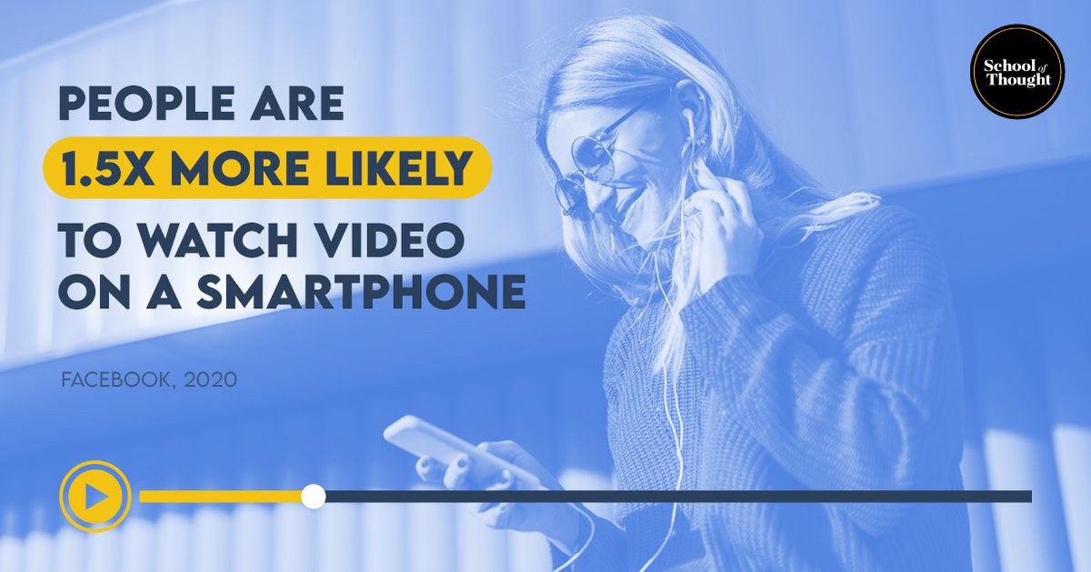 SchoolOThought's tweet photo. When you're creating videos for your marketing, think about ways to adapt them to the mobile experience. 

Shorter videos rule, and getting creative is the key to better engagement. 
#VideoContentMarketing #MarketingStrategy https://t.co/tTRJQKwdqH