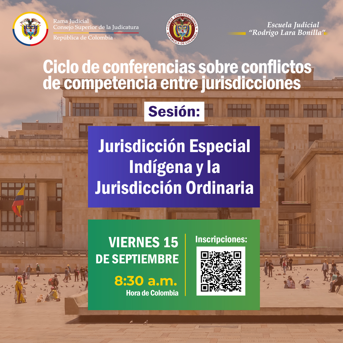Ejrlbnet's tweet photo. El @judicaturacsj, a través de la @ejrlbnet, y la Presidencia de la @CConstitucional, invitan a toda la comunidad judicial del país a participar de la conferencia virtual “Jurisdicción Especial Indígena y la Jurisdicción Ordinaria.
Mayor información👉https://t.co/BhNjF09Odr https://t.co/aeZO1kzJdx