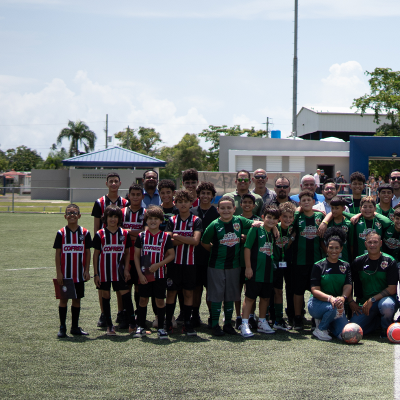 FIFAcom's tweet photo. Helping drive the game forward in Puerto Rico 🇵🇷

With support from FIFA Forward funding, @FPFPuertoRico has opened a new youth and technical development centre, providing elite teams across all categories with optimal facilities.