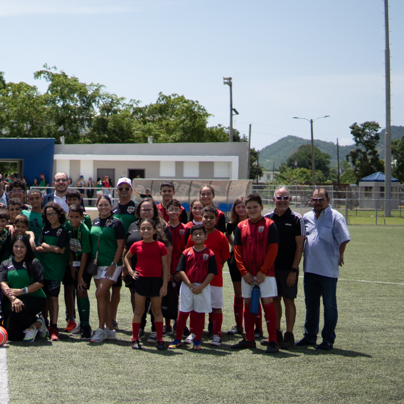 FIFAcom's tweet photo. Helping drive the game forward in Puerto Rico 🇵🇷

With support from FIFA Forward funding, @FPFPuertoRico has opened a new youth and technical development centre, providing elite teams across all categories with optimal facilities.