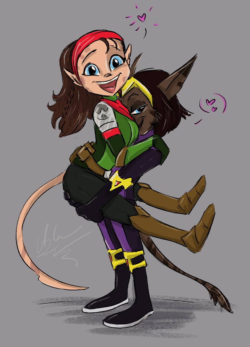 Aga_Wisnia's tweet photo. Once I saw the high difference I NEEDED TO JUMP IN! This is the only ship I can accept any of those two in 👀💖 #Talwyn #Ratchetandclank https://t.co/vK3Pycy1Il