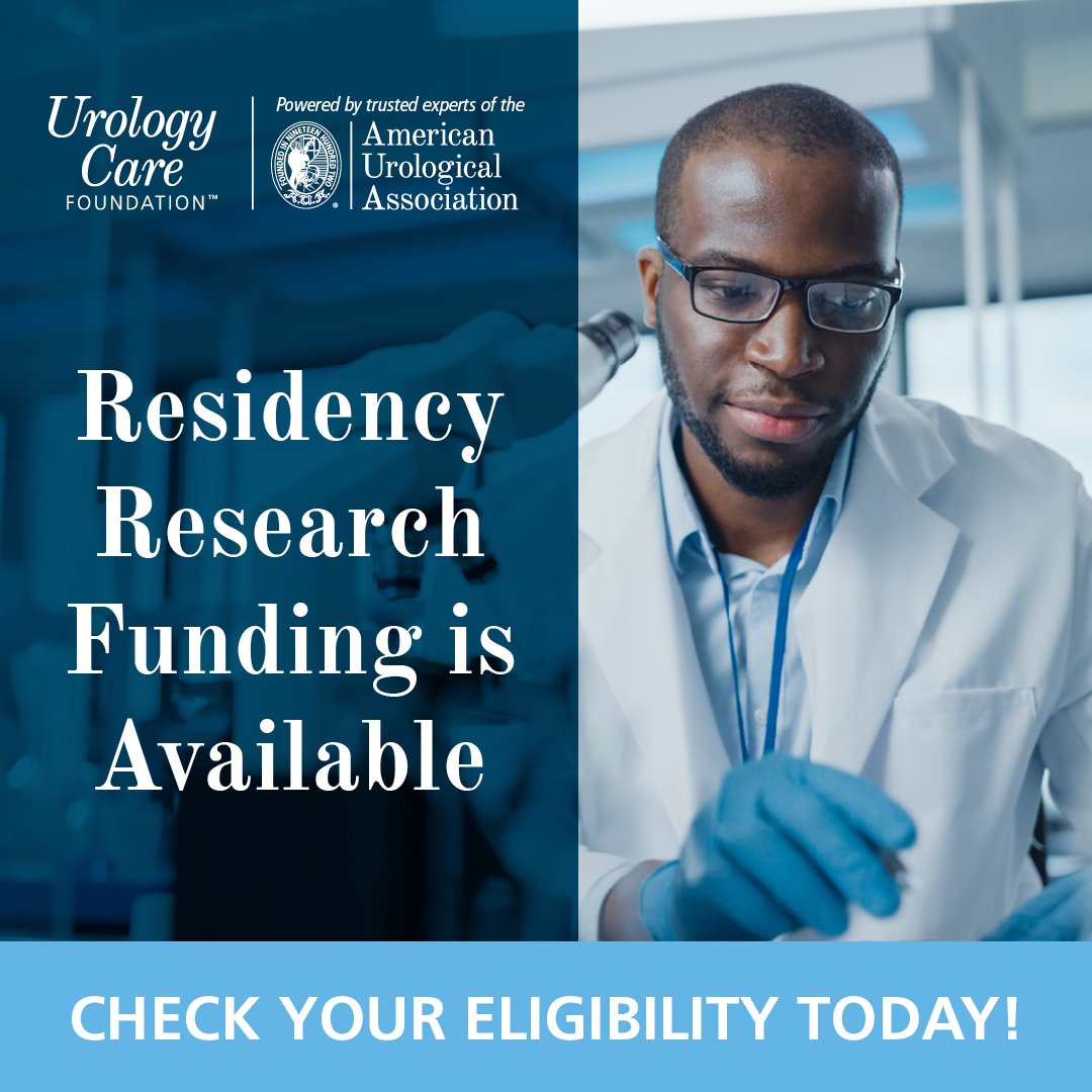 Residency Research Awards provide urology residents with research training that enables them to build momentum toward a career that includes research. A letter of intent is required and is due by September 28, 2023. 🚨 Click here for more information ➡️ auanet.org/research-and-d…