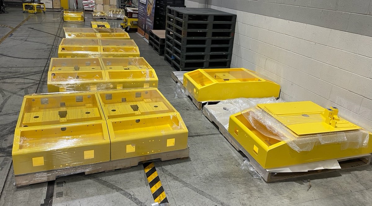 ResGreen is busy assembling its leading-edge BigBuddy #AGVs for one of our biggest projects. BigBuddy is a robust, reversing vehicle that moves loads up to 5,000 pounds. BigBuddy was designed to provide flexible automation to businesses with labor shortage issues. $RGGI