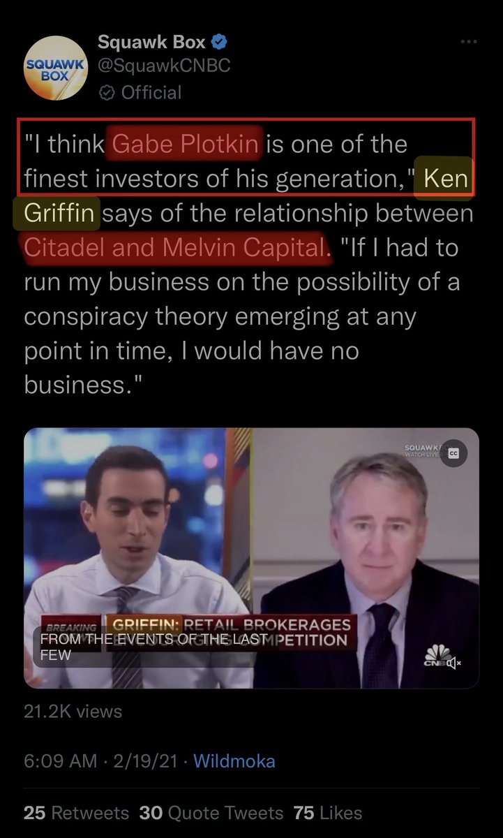 EduardBrichuk's tweet photo. The Citadel Ponzi Scheme will continue to get exposed until the Bernie Madoff event will be revealed and the criminals start going to prison. 

Ken Griffin lied under oath before Congress with absolute proof of them having communications before the largest criminal event in history - “Orchestrating the Removal of the BUY BUTTON and restricting Retail Investors into POSITION-CLOSE-ONLY.”

Where is Gabe Plotkin that got obliterated on his short positions? 

Ken Griffin is Bernie Madoff 2.0 and it will only be a matter of time until this Ponzi Scheme of his - comes to an end. 

🦍WE AREN’T LEAVING POS!🔥
🦍WE REMEMBER EVERYTHING!🔥
🦍WE DOCUMENTED EVERYTHING!🔥

#KenGriffinLiedUnderOath #WallStCriminals #KenGriffinIsBernieMadoff #CitadelScandal #WallStfrauds #WallStLiars #APESNEVERLEAVING