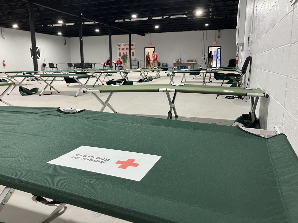 RedCrossNCFL's tweet photo. We're still on the ground in Florida & South Georgia, helping people affected by Hurricane #Idalia. Yesterday, a terrific team of volunteers opened a shelter in Citrus County & provided meals to displaced families staying in temporary lodging. A big #HugAndHigh5Day to them! π€ π https://t.co/KBEL2yGYKp