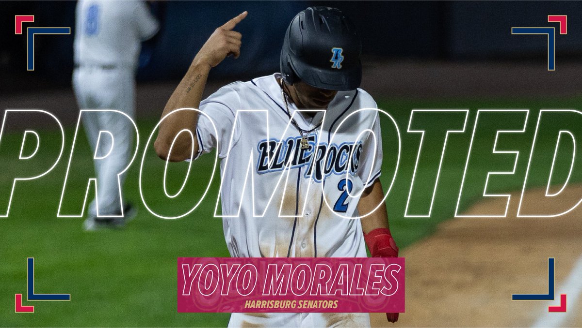 WilmBlueRocks's tweet photo. Congrats to 3️⃣ ‘Rocks on making the jump to the @HbgSenators❗️
Best of luck to Yohandy Morales, Holden Powell, and Andrew Pinckney 🔥
#RockOn 🔵🪨 https://t.co/4PwztNzsJZ