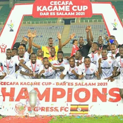 DShabena's tweet photo. Having agreed to terminate my contract, am grateful for my time at a big team in @ExpressFCUganda .The success we reached was worth it all, being crowned with SUPL and kagame cup. With big memories, i will live to remember home...best wishes in the future 🙏...
#mukwanogwabangi🦅 https://t.co/hKACP5NM4V