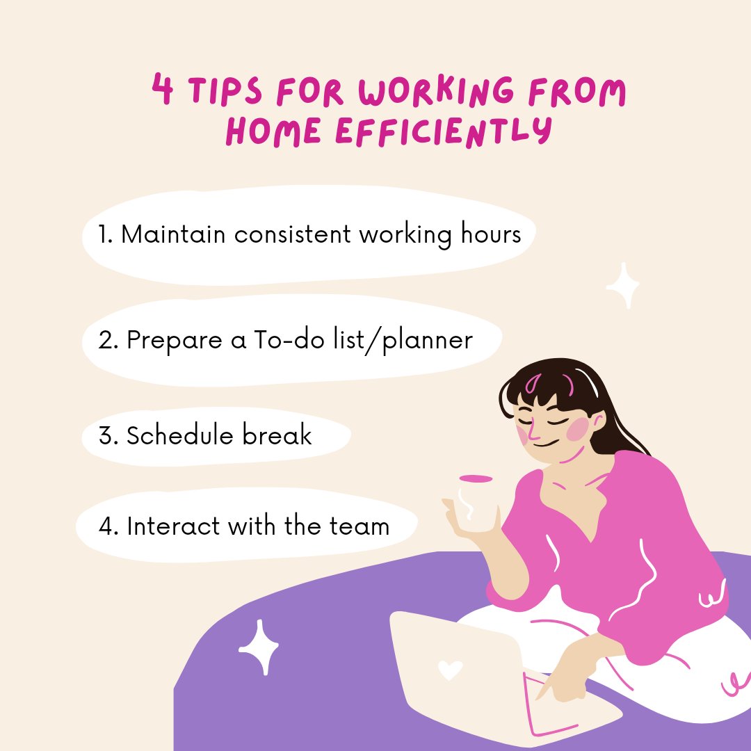 muqddasrubab's tweet photo. 🏡💼 Maximize Your Remote Work Success: Essential Tips 🚀"
Hashtags: #WorkFromHome #ProductivityHacks #RemoteWorkLife #WFHTips #BalanceWorkLife https://t.co/H7JoYvQOzw