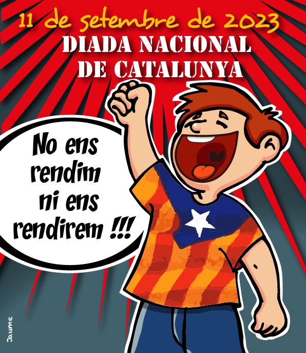 either_mark's tweet photo. El missatge brutal, en veure 800.000 persones al carrer, ha de fer prendre decisions dràstiques els polítics. Sinó, només cal imaginar que surten amb la falç al puny.💛💛💛 #PelsPetits #Diada2023 https://t.co/ChMfX4Ju4q