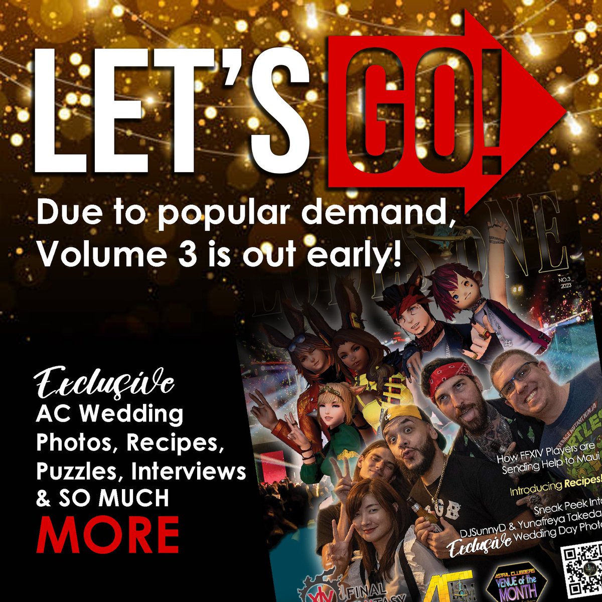 LSMFFXIV's tweet photo. We heard you! And we're happy to announce that Volume 3 is available &amp; ready to experience now! Visit us at https://t.co/7O7vIrGzWQ and view the magazine rack today! https://t.co/hS1pW3qEZm