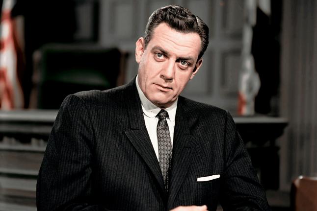 Canadian-American actor #RaymondBurr died from cancer #onthisday in 1993. #PerryMason #RearWindow #Ironside #Emmy #Hollywood #television #trivia