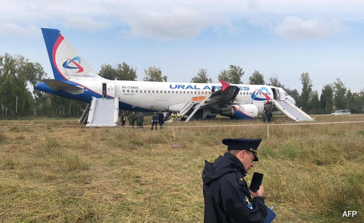 Stolen aircraft found abandoned in a field