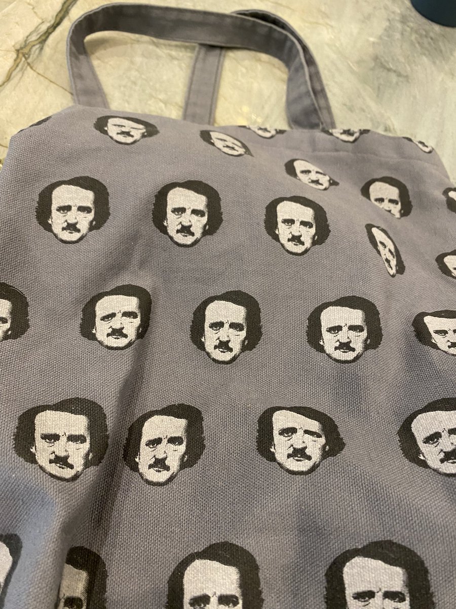 Someone asked me who was the guy on my bag and when I explained that they’re Edgar Allan Poe-ka Dots I could tell by the look on her face that we could never be friends.