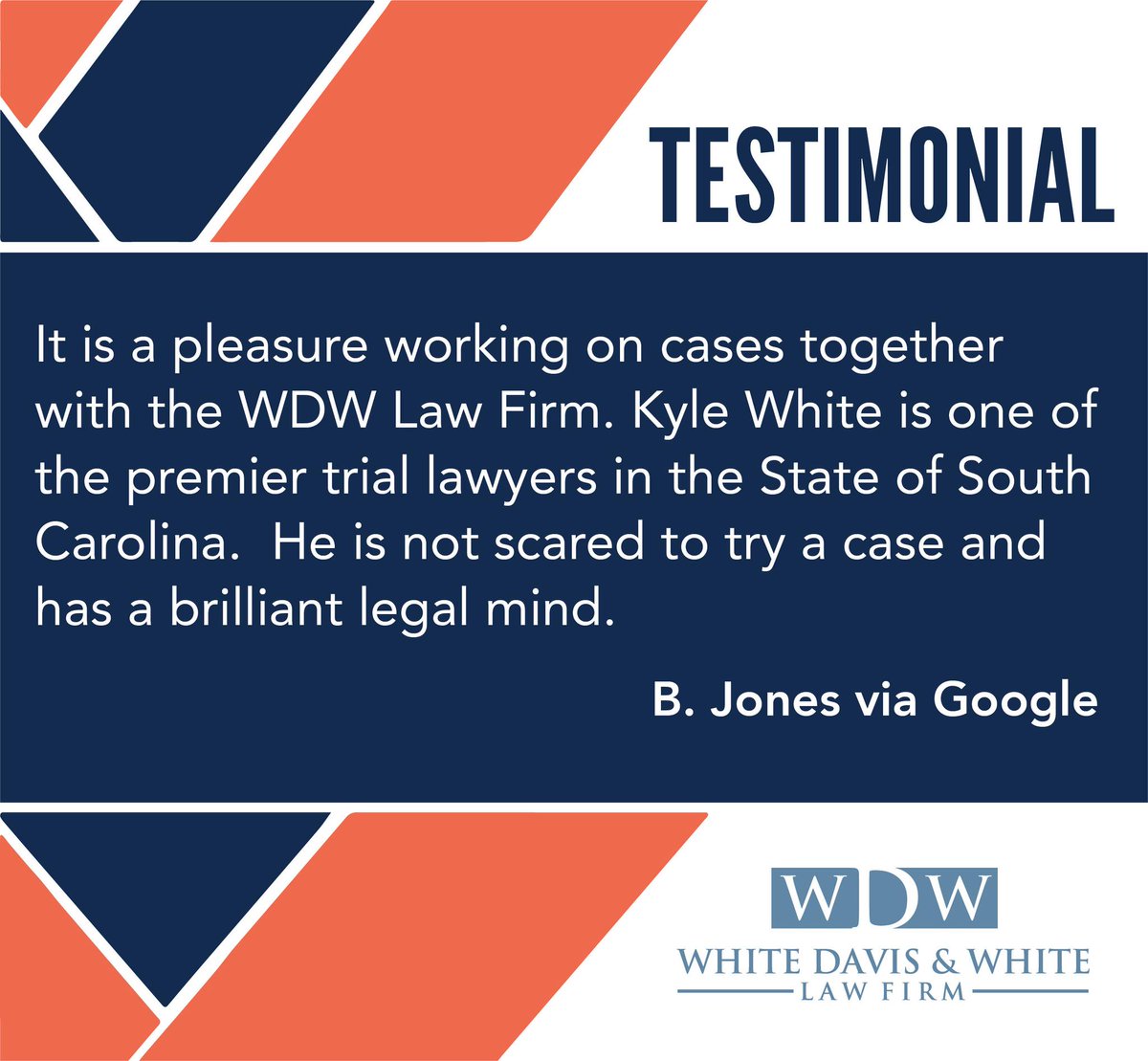 Thank you so much for the review and thank you, Kyle, for your hard work!

We'd love to hear more about your experience with us on Google! ⭐ 

Leave us a review ➡️ g.page/r/CTX3rTcpYFNS…

#Lawyer #SCLawyer #Attorney #LegalServices #UpstateSC #WDWLaw #review #Google #experience