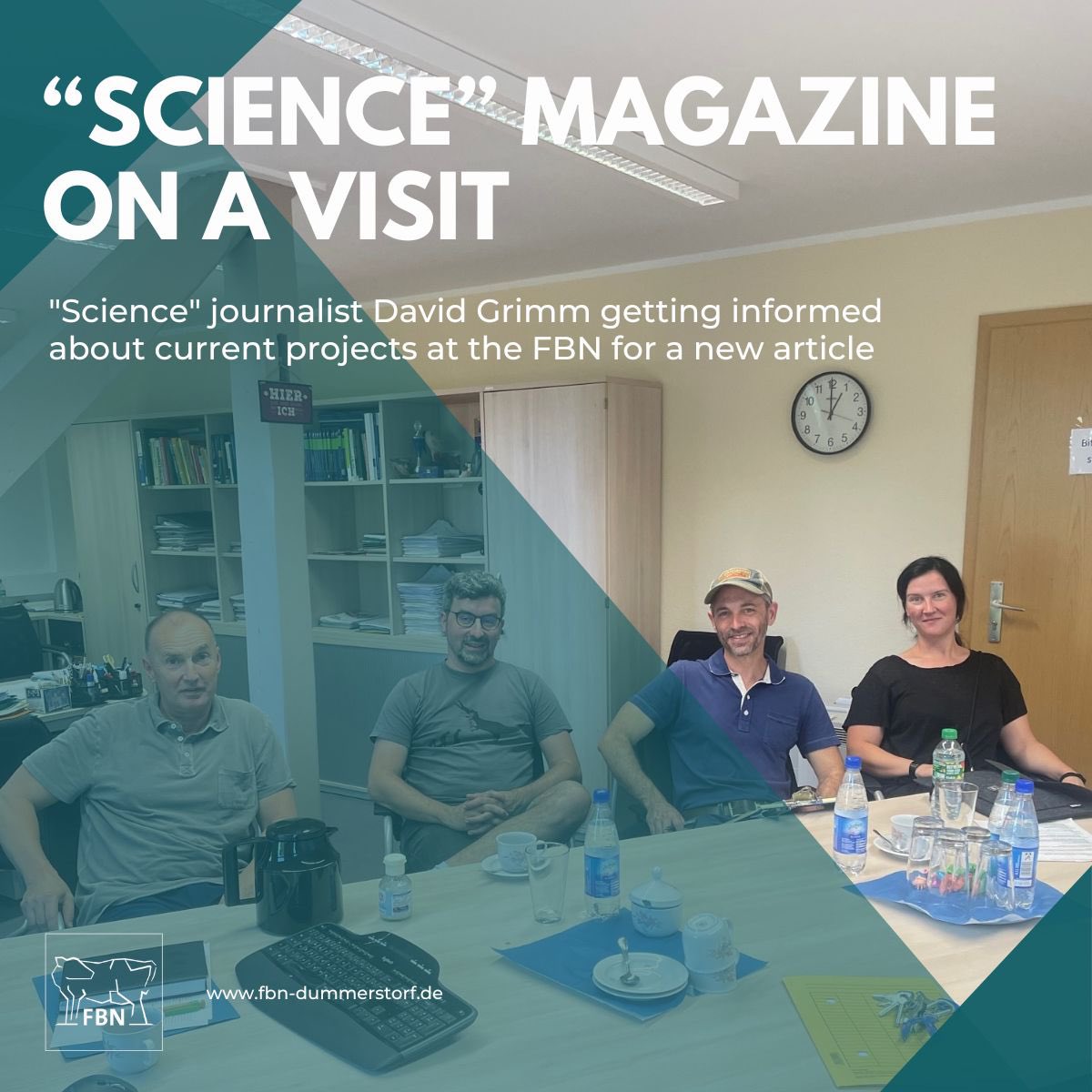 FBN Dummerstorf (@fbndummerstorf) on Twitter photo Excited about this visit here: David Grimm from <a href="/ScienceMagazine/">Science Magazine</a> came to learn about current topics in the field of behavioural physiology. For one and a half days, he discovered stables, laboratories and offices. We are looking forward to your article!
#behaviouralphysiology Excited about this visit here: David Grimm from <a href="/ScienceMagazine/">Science Magazine</a> came to learn about current topics in the field of behavioural physiology. For one and a half days, he discovered stables, laboratories and offices. We are looking forward to your article!
#behaviouralphysiology