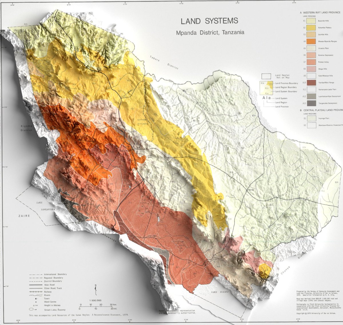 wazamani_mno's tweet photo. 3-D and 2-D
Land Systems-1979
Mpanda District
Tanzania🇹🇿
#GIS #Mpanda #Topography #maps #gischat #3DModel https://t.co/3NteYMVzFq