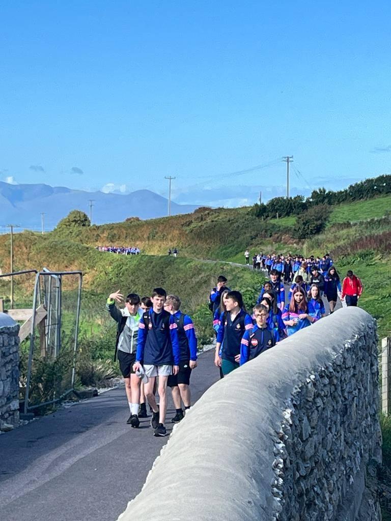 PresSecTralee's tweet photo. It was another beautiful sunny day as our TYs headed off to walk the Fenit to Tralee Greenway. It was the perfect opportunity to get to know the boys from the Green as the two groups will be attending co-operation classes together throughout the year! @cbsthegreen https://t.co/yf12Hy1nqc