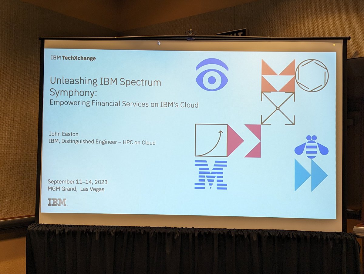 gabor_samu's tweet image. Starting in 15 minutes at room 109 at IBM Techxchange 2023. Empowering financial services on #IBMCloud with IBM Spectrum Symphony.