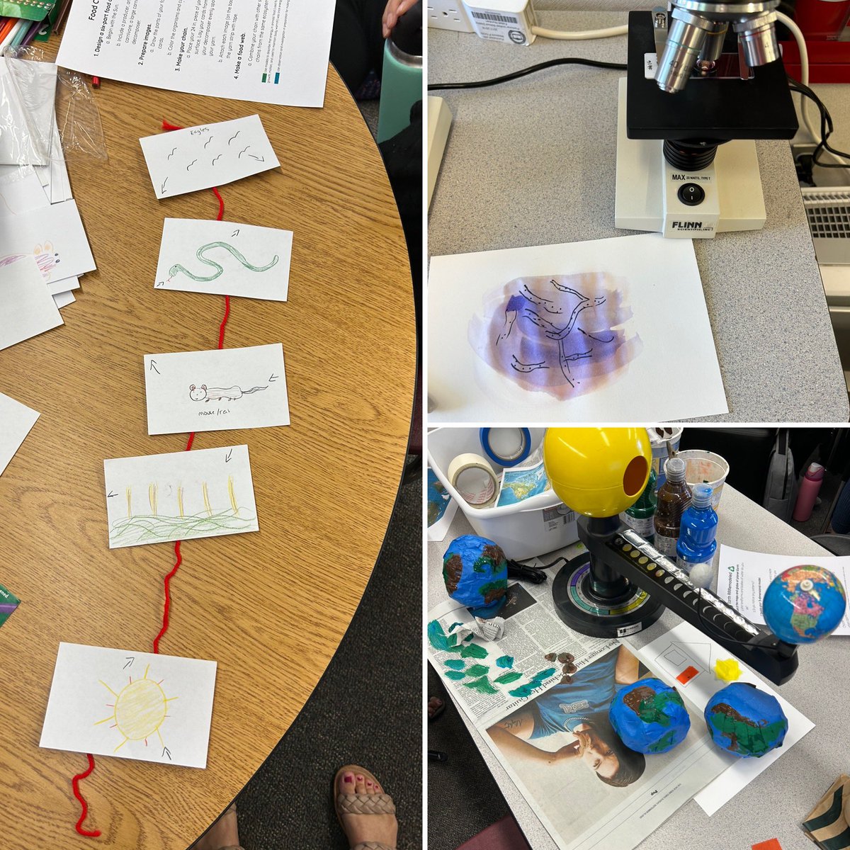 santana6thgrade's tweet photo. Blending the boundary between art &amp; science! Getting teachers excited about integrating art into our science lessons. #professionalDevelopment #SEL @PomonaUnified @2KatShoPUSD https://t.co/G0RdLmOW3A