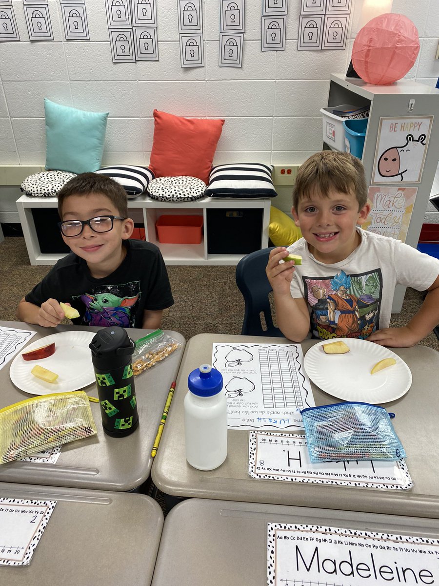 dclingingsmith1's tweet image. Apple taste testing 🍎💛🍏 What is your favorite? #fabulousfirsties #appletasting #applescience @VV_Voyagers