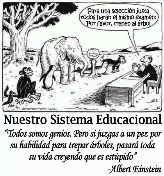 quiqueperex's tweet photo. “La escuela debe siempre plantearse como objetivo el que el joven salga de ella con una personalidad armónica, y no como un especialista. Lo primero debería ser, siempre, desarrollar la capacidad general para el pensamiento y el juicio independientes y no la adquisición de conocimientos especializados”

Albert Einstein