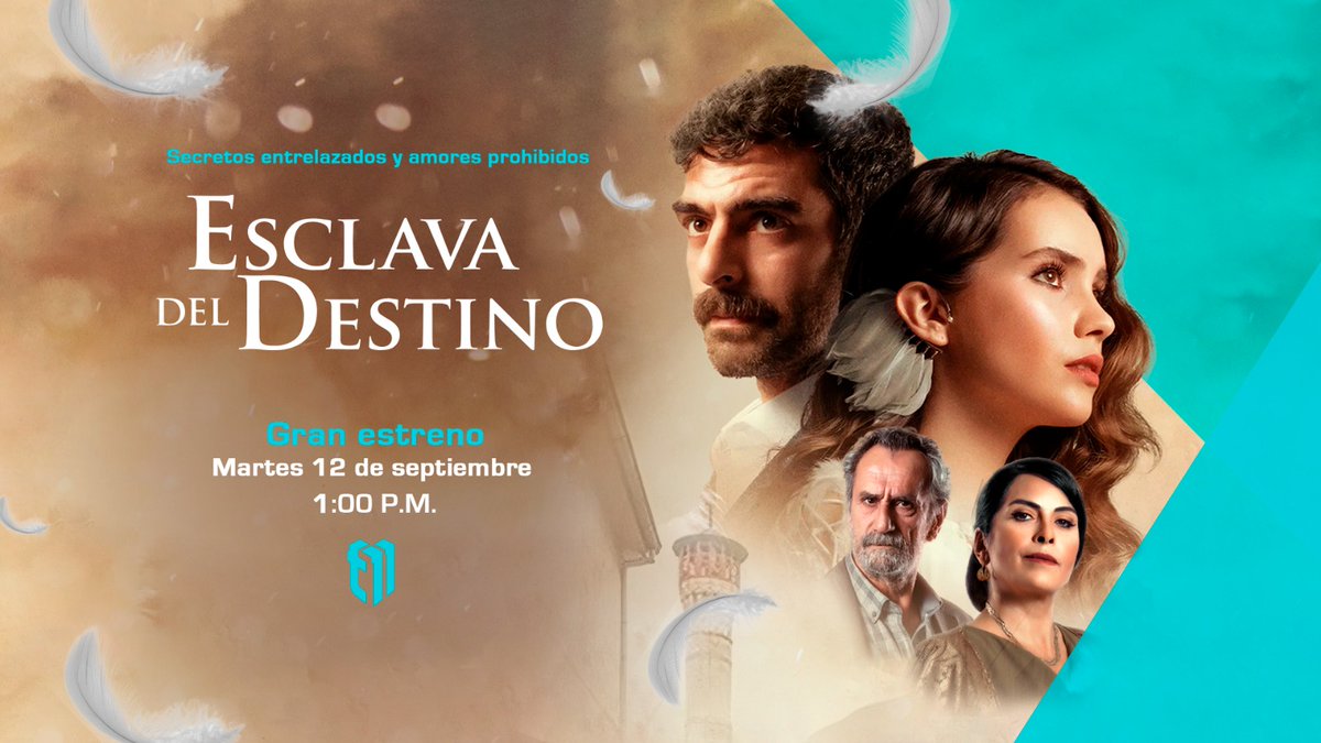 SeriesTurcasMex's tweet image. La serie turca #Güvercin protagonizado por #AlmilaAda &amp;amp; #MehmetAliNuroğlu, comenzará a transmitirse hoy en República Dominicana bajo el título #EsclavaDelDestino. 👏🏻