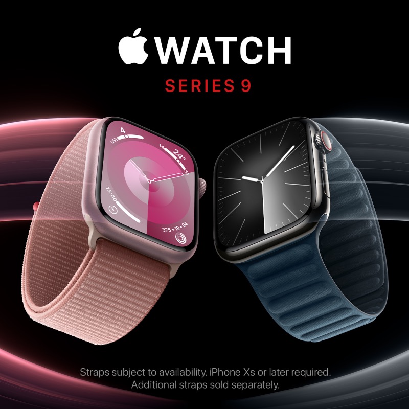 Apple's tweet photo. NEWSFLASH from the Apple Event. Introducing iPhone 15 Pro, iPhone 15, Apple Watch Series 9 and Apple Watch Ultra 2.