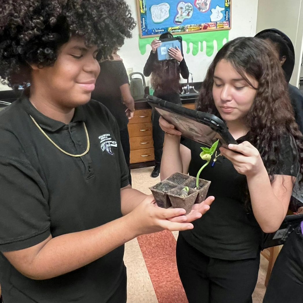 ShenandoahMS's tweet photo. Our Biology students are learning about germination using the Scientific Method. #SMSScience @MDCPS @MDCPSCentral @SuptDotres @miamimagnets @MariTereMDCPS @MSGarciaMDCPS https://t.co/cfSLjWu7Us
