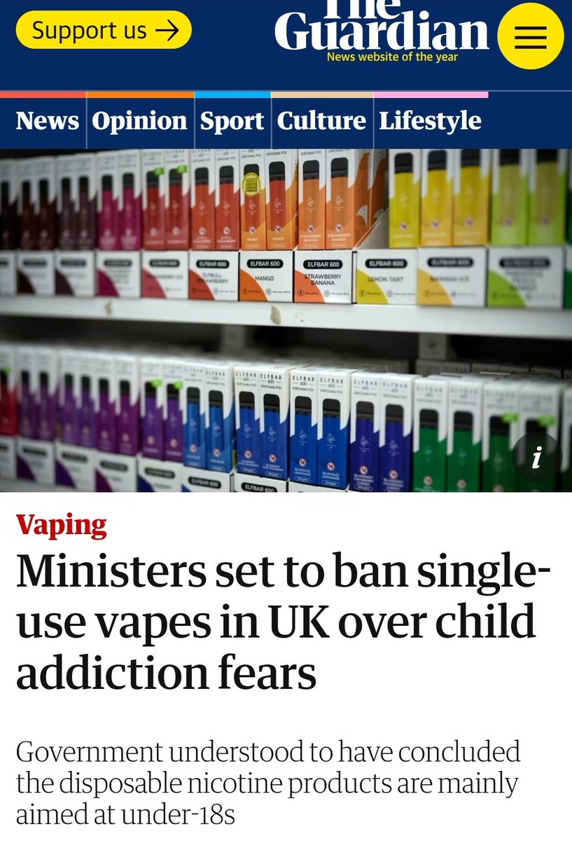 About time!  I am so pleased that this is  happening 
The way these are marketed at children is so irresponsible. The addictive behaviours they trigger as well as the chemicals they put in your lungs are a public health disaster waiting to happen. 
#banvapes #publichealth