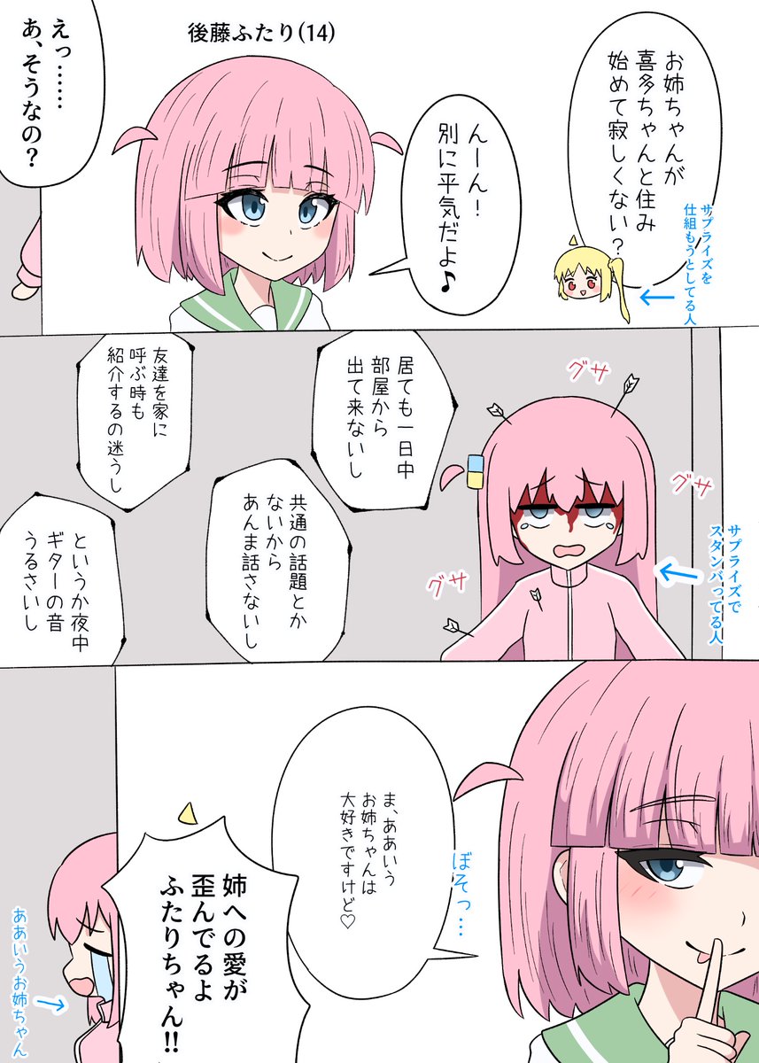 姉への愛が歪んでる後藤ふたり(14)
#ぼっち·ざ·ろっく 