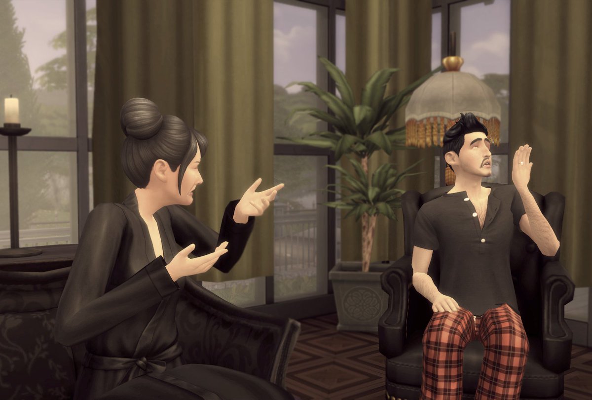 MrsMerleSimming's tweet image. Cornelia: BECAUSE YOU. DON’T. NEED. IT ! By the time you’ll get your diploma, you could easily be an assistant manager, maybe have a suitable fiancée and a proper haircut, damnit!
#TheSims4 #notAnotherGothsLegacy