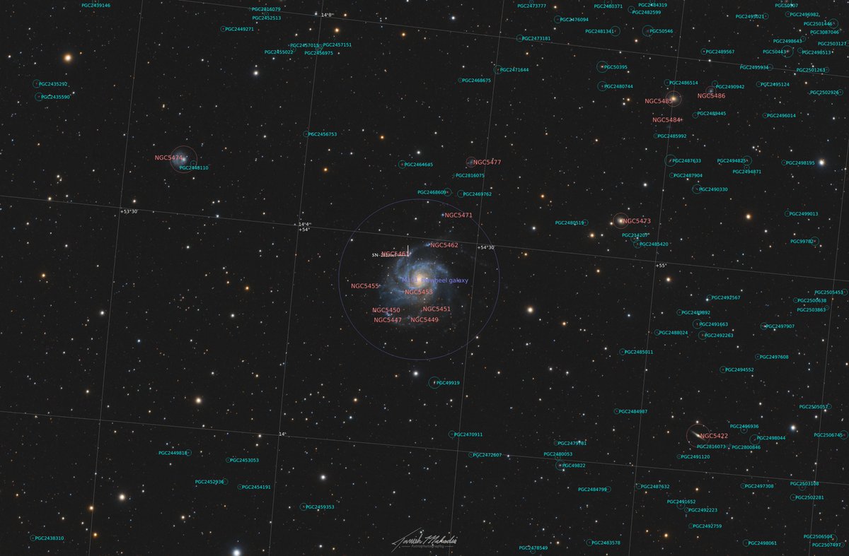 #LRA alumni Tanish Makadia'22 created the "Computerized Equatorial Telescope Mount" which he used to take these photos of the Pinwheel Galaxy that is 21 million light years away from Earth! Whether current students or alums, not even the #stars are the limit for our Royals.