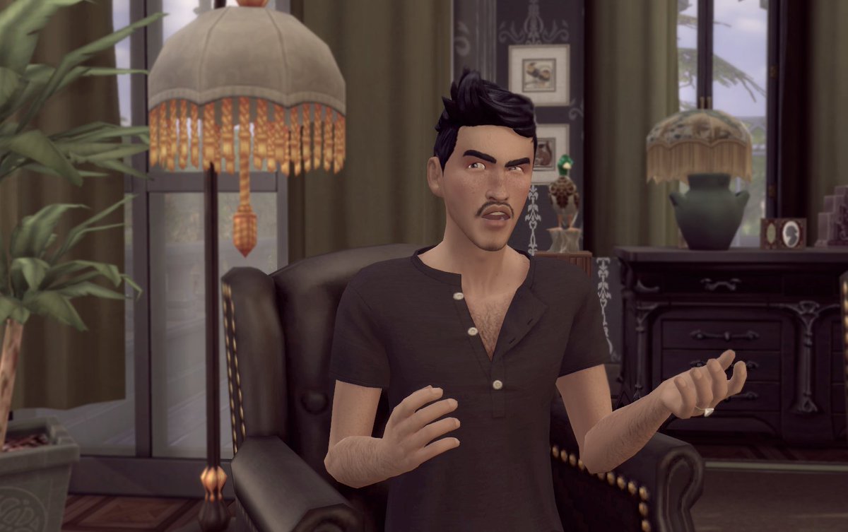 MrsMerleSimming's tweet image. Mortimer: And maybe I don’t want the haircut, the fiancée and the business career! Maybe I just want to leave the house, and write books. Or even poetry, why not!
#TheSims4
