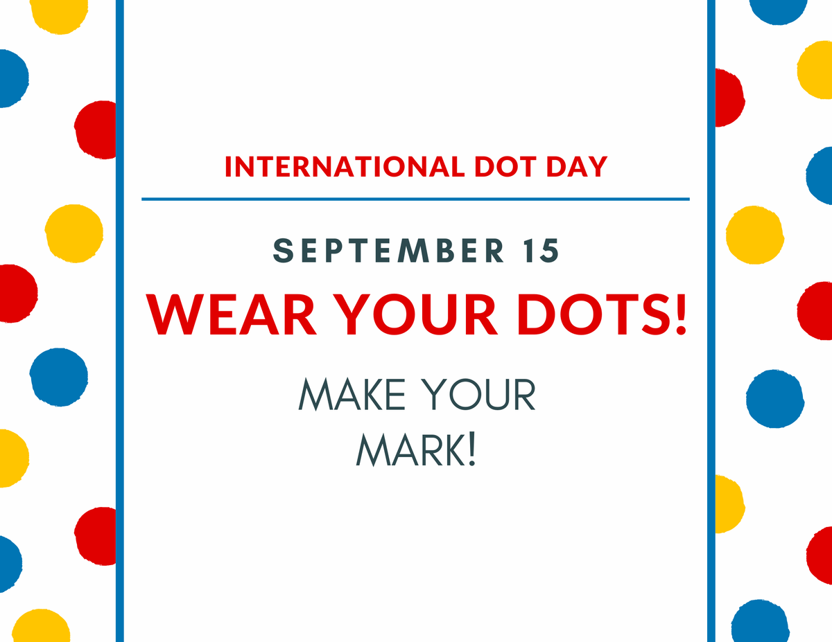 Friday, September 15 is DOT DAY!