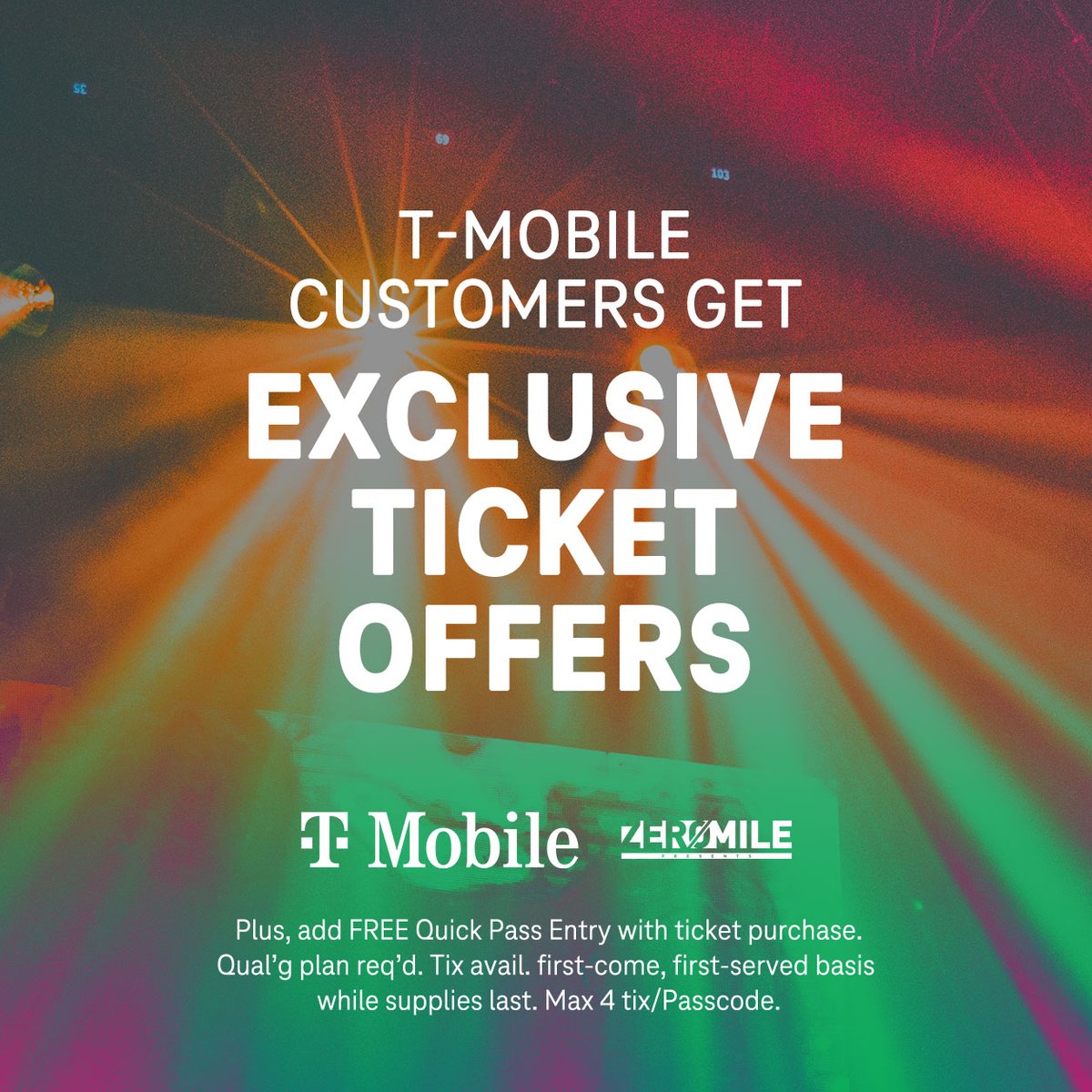 Check off your summer concert list with exclusive ticket offers only for T-Mobile  customers ✨
 🎶 bit.ly/3QcfMbF