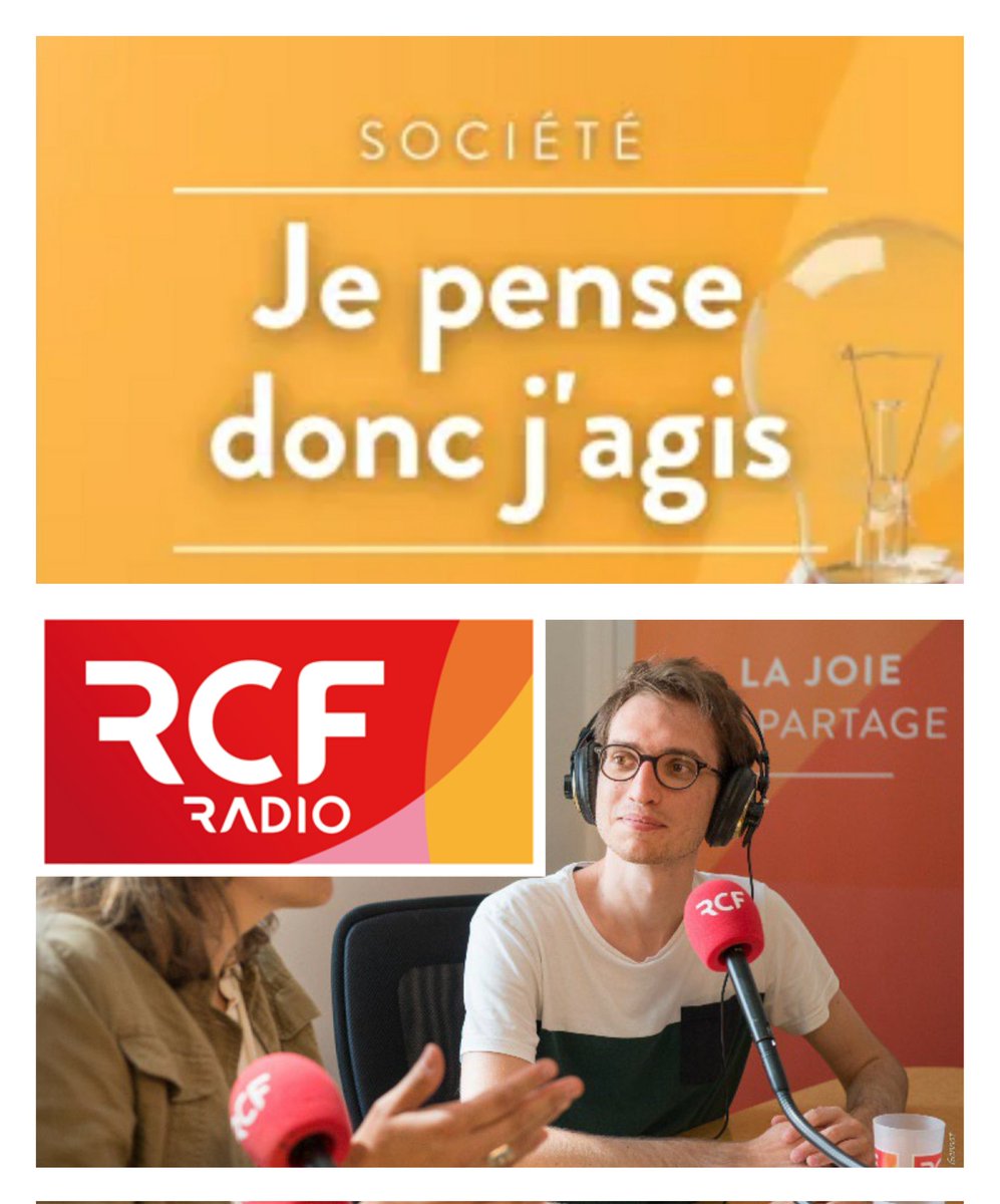 Honoré d'avoir pu participer à l'émission sur RCF 😇 et heureux d'avoir pu échanger (brièvement) avec la philosophe et autrice Elsa Godart 🙏 

Partage d'ondes positives, pour "bien vivre sa vie". Merci à Melchior G. pour sa magnifique émission, toujours aussi inspirante 🙂
