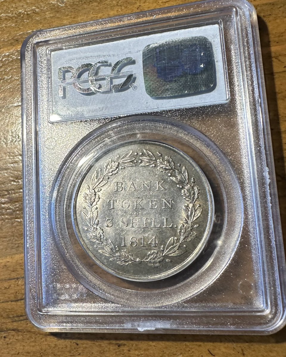 Here is one of my favorite coins. An 1814 Bank of England 3 Shilling Silver Token. It does qualify for #tonertuesday even though it may not translate in this pic. It’s there in the fields with none on the bust, which really makes it pop! Love it!