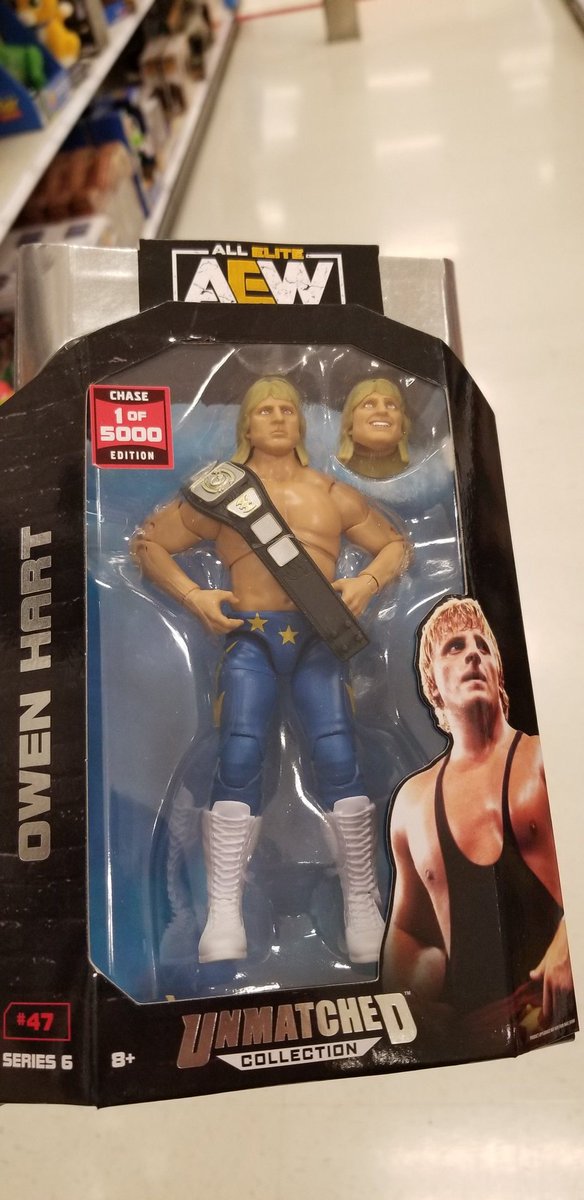 I've walked the steps to earn this one. My very first AEW chase and it was well worth the wait. If I was only going to get one, it'd be this one, so far.
#aew #WrestlingCommunity #WrestlingTwitter #wweuniverse #FigLife