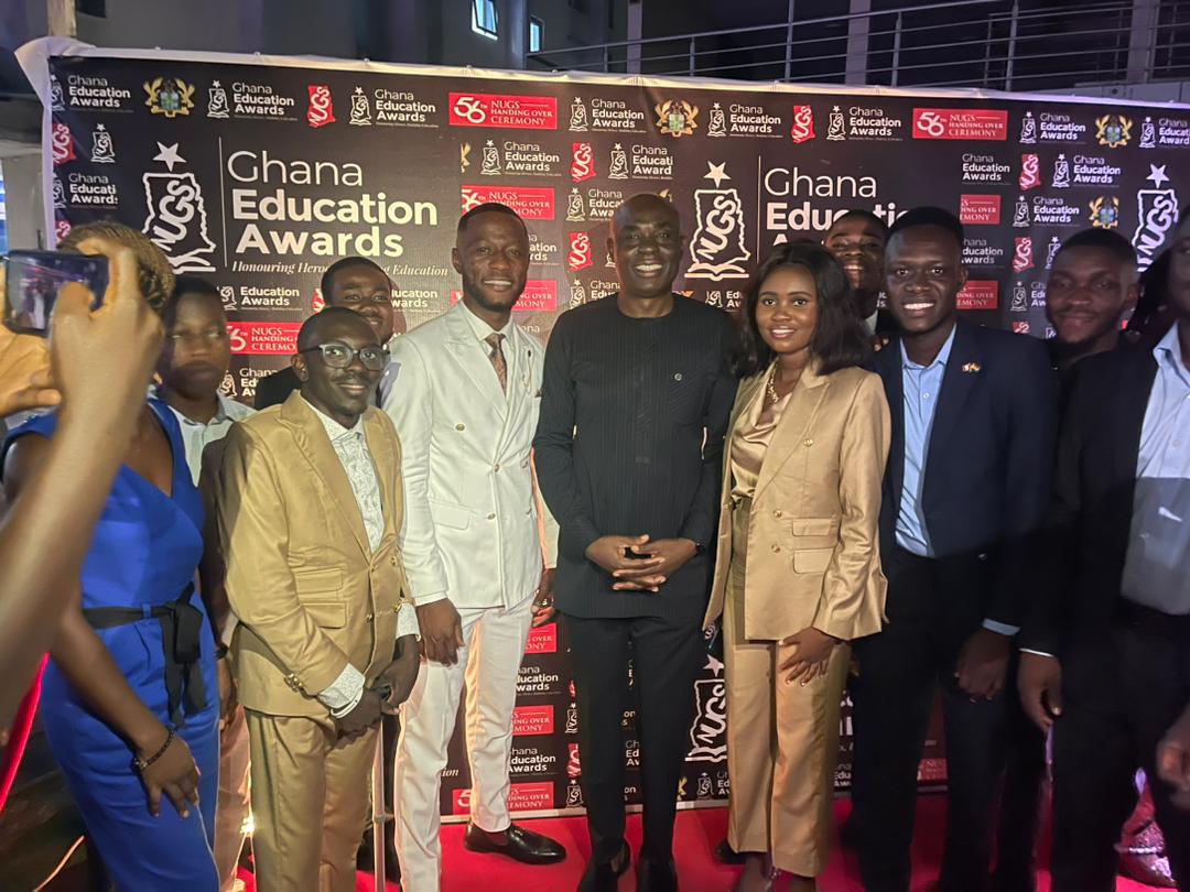 upsaccra's tweet photo. 🎉 A heartfelt congratulations to Professor Abednego Okoe Amartey, Vice-Chancellor of #UPSA, on being recognised as the 'Vice Chancellor of the Year' at the 2023 Ghana Education Awards organised by the National Union of Ghana Students (NUGS) .🎉🌟  

#GhanaEducationAwards2023 https://t.co/WxX4zggH02