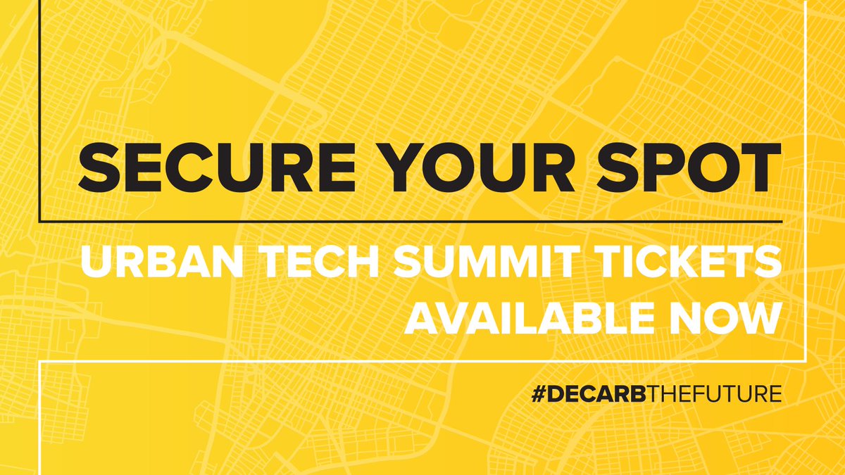 The Urban Tech Summit is back this Nov 14-15, 2023 in NYC! Join us to discuss decarbonization technology. 

Tickets on sale now: eventbrite.com/e/urban-tech-s…