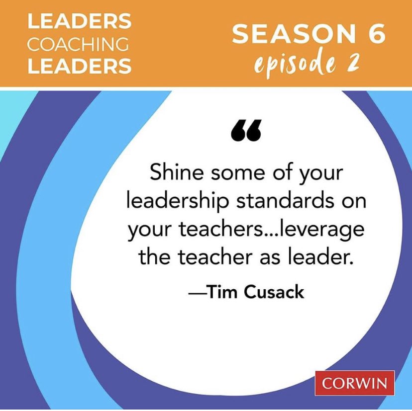 CusackTim's tweet photo. Be sure to check out the latest Leaders Coaching Leaders podcast! @VinceBusta and I chat with host @PeterMDeWitt about how to prepare aspiring leaders for school leadership!
https://t.co/0K8gIdorVx #edchat #LeadershipDevelopment #podcast #LeaderReady #EducationLeadership #teachers
