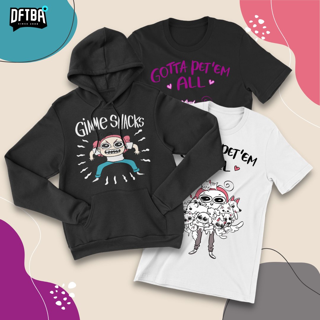 We've all been there! Adorable new merch from @whatsupbeanie that is perfect for expressing how you feel. Stay cozy and stylish this fall with a new hoodie or t-shirt! store.dftba.com/collections/wh…