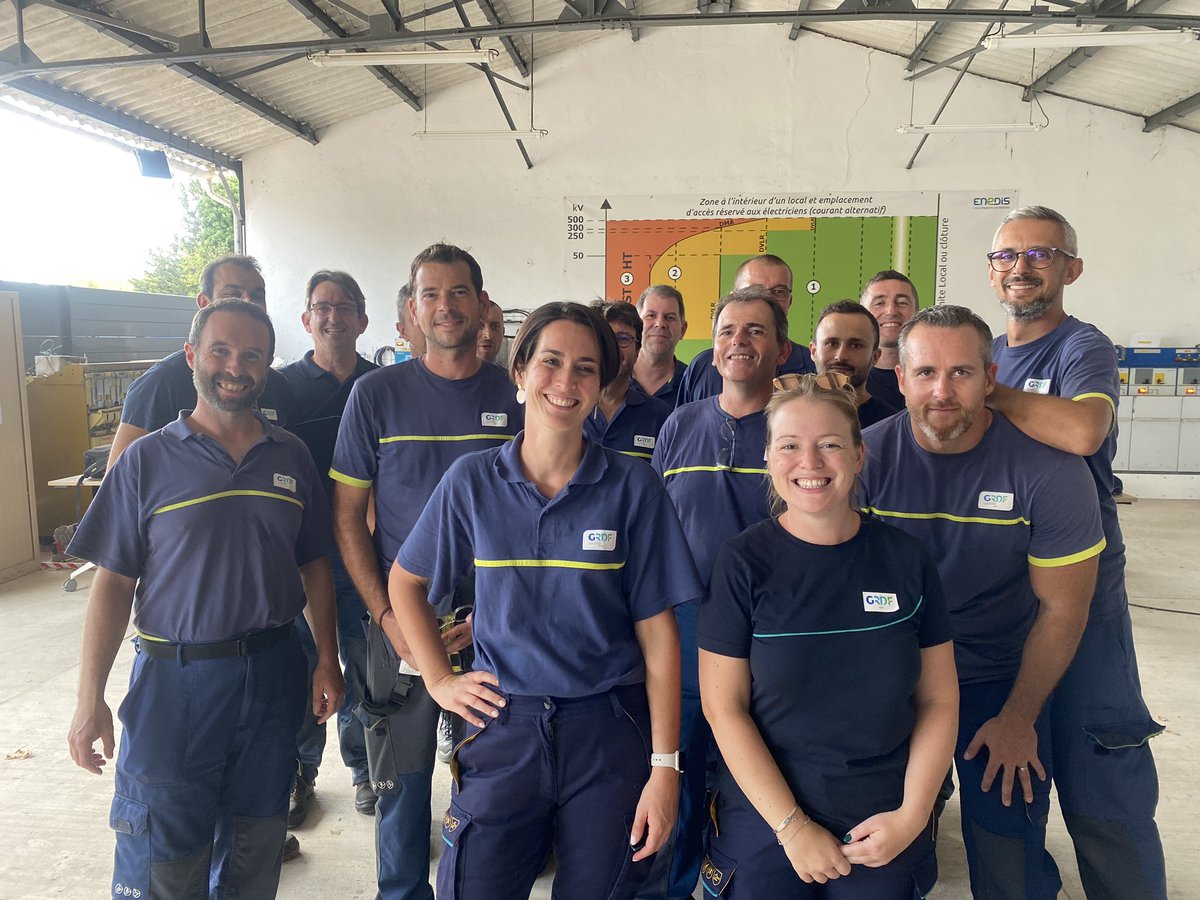 Fin de la première journée des métiers de la Diem OM #GRDFSO <a href="/GRDF/">GRDF</a> <a href="/Act4gaz/">Act4gaz</a> 
Merci à tous nos participants pour leur bonne humeur!
Conclusion par <a href="/christophewagnr/">christophe wagner</a> Directeur Adjoint de SO et bravo à tous ceux qui ont œuvré pour la réussite de cette journée!