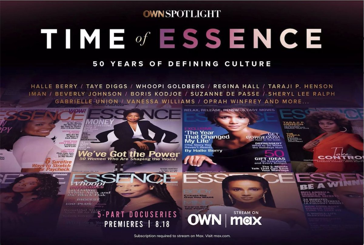 Check out the trailer for the highly-rated documentary series “Time of Essence.” The five-part series celebrates the rise and legacy of the trailblazing magazine that reaches a global community and has revealed captivating and influential covers. - youtu.be/sWewBP2CgrE
