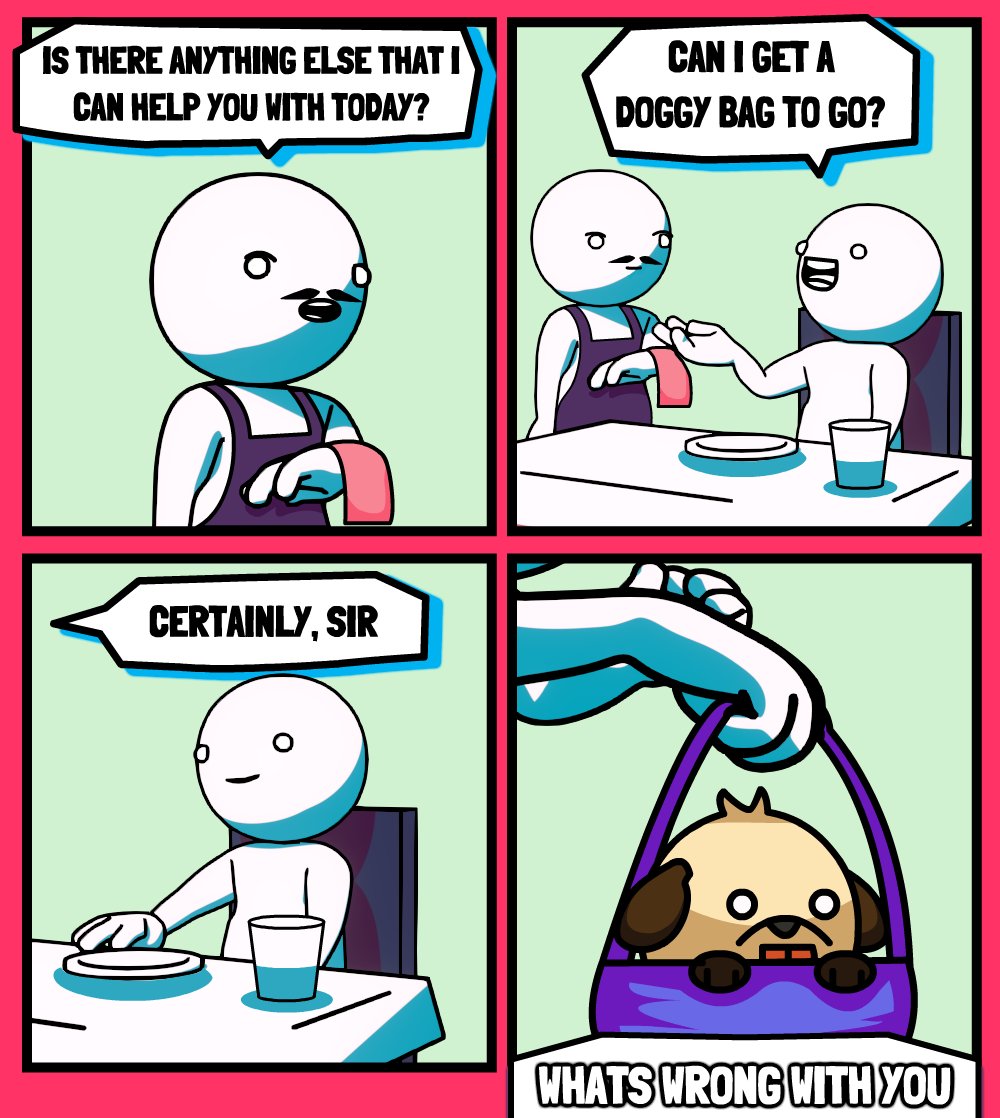 wwwyToons's tweet photo. Why excellent customer service should be a priority. 🐶

#dogsfunnyreels #cutedogo #doodle #illustration #shortwebcomic
.
.
. https://t.co/mk8Wqjxbr5